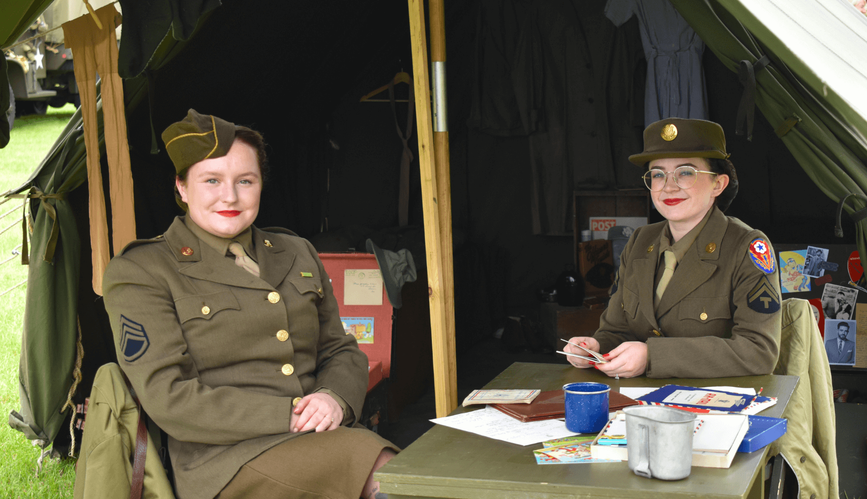 Female actors at Rails to Victory