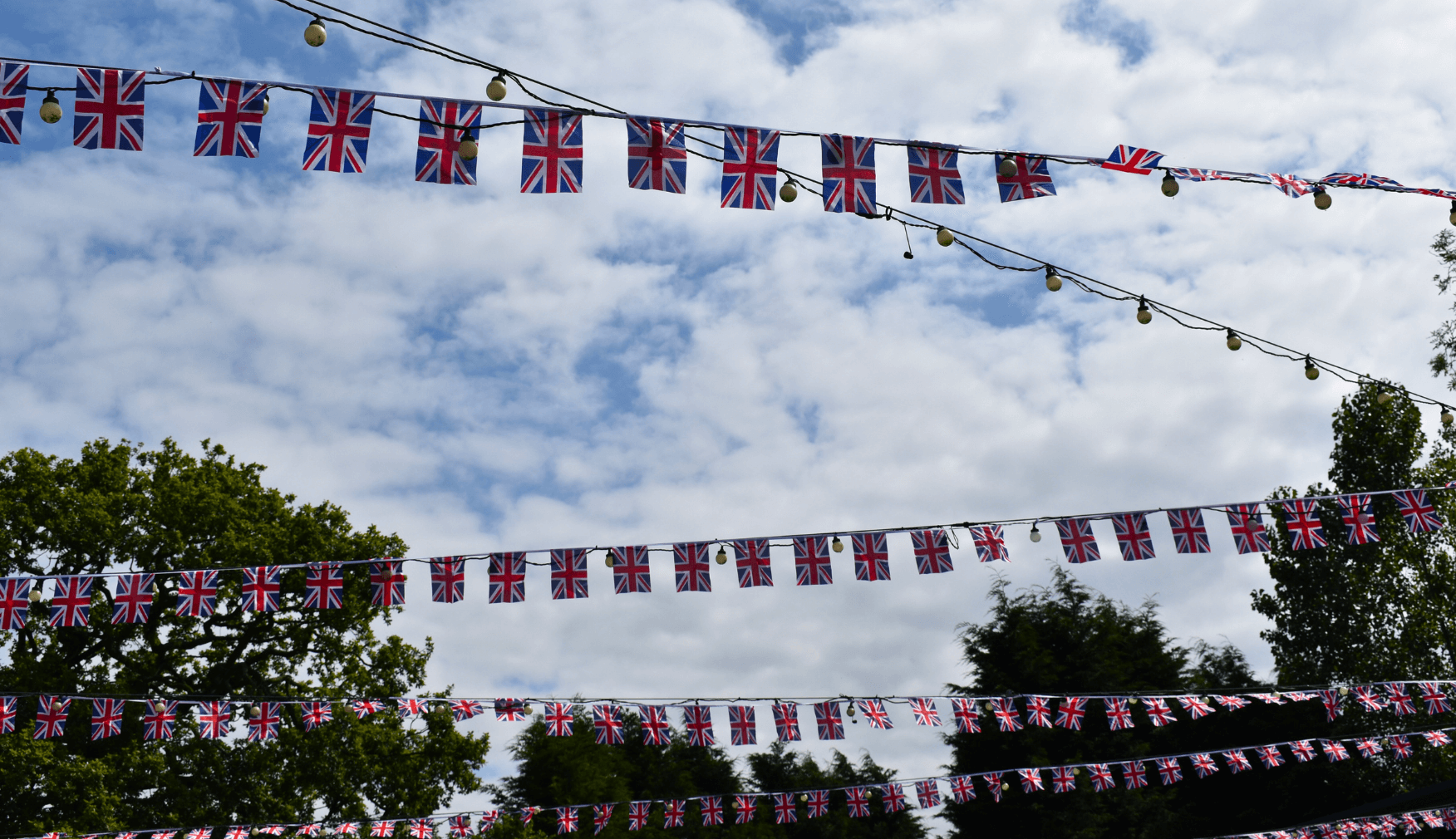Flags at 1940s Weekend
