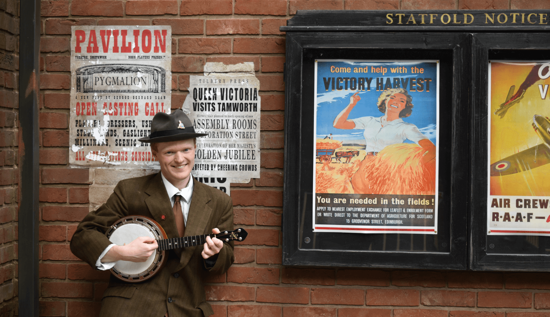 George Formby Performer at Statfold