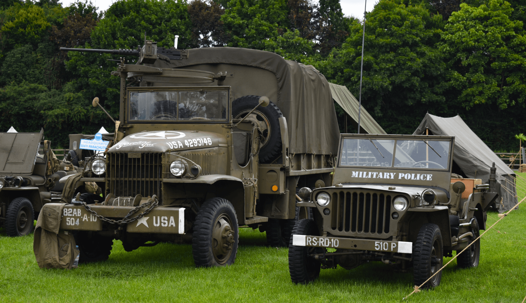 Military Police at 1940s Event