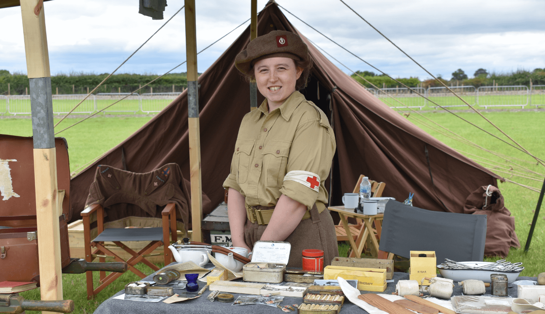 Reenactors at Statfold