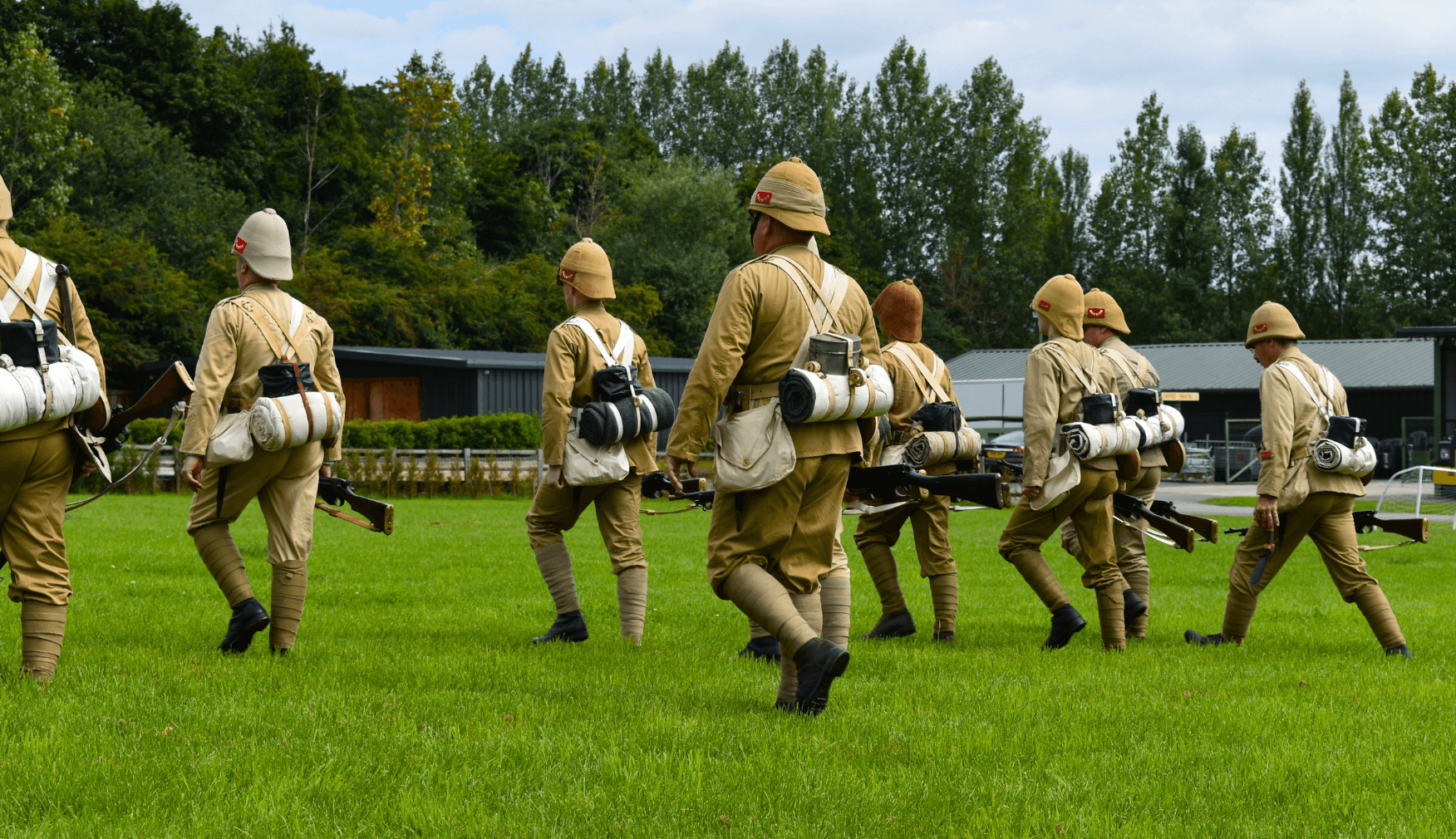 Soldier Reenactors at Rails to Victory