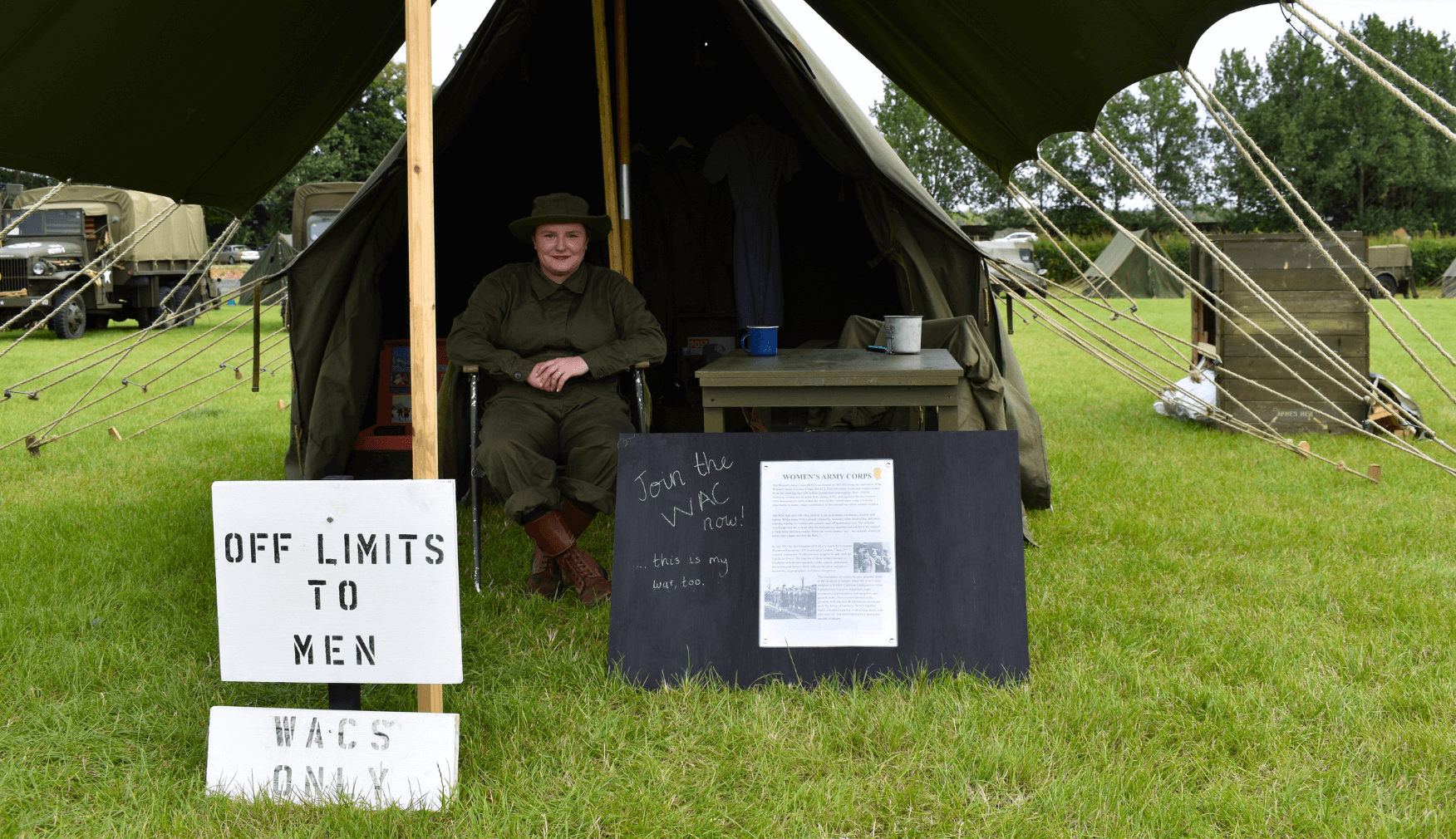 WACS Display at Statfold Country Park