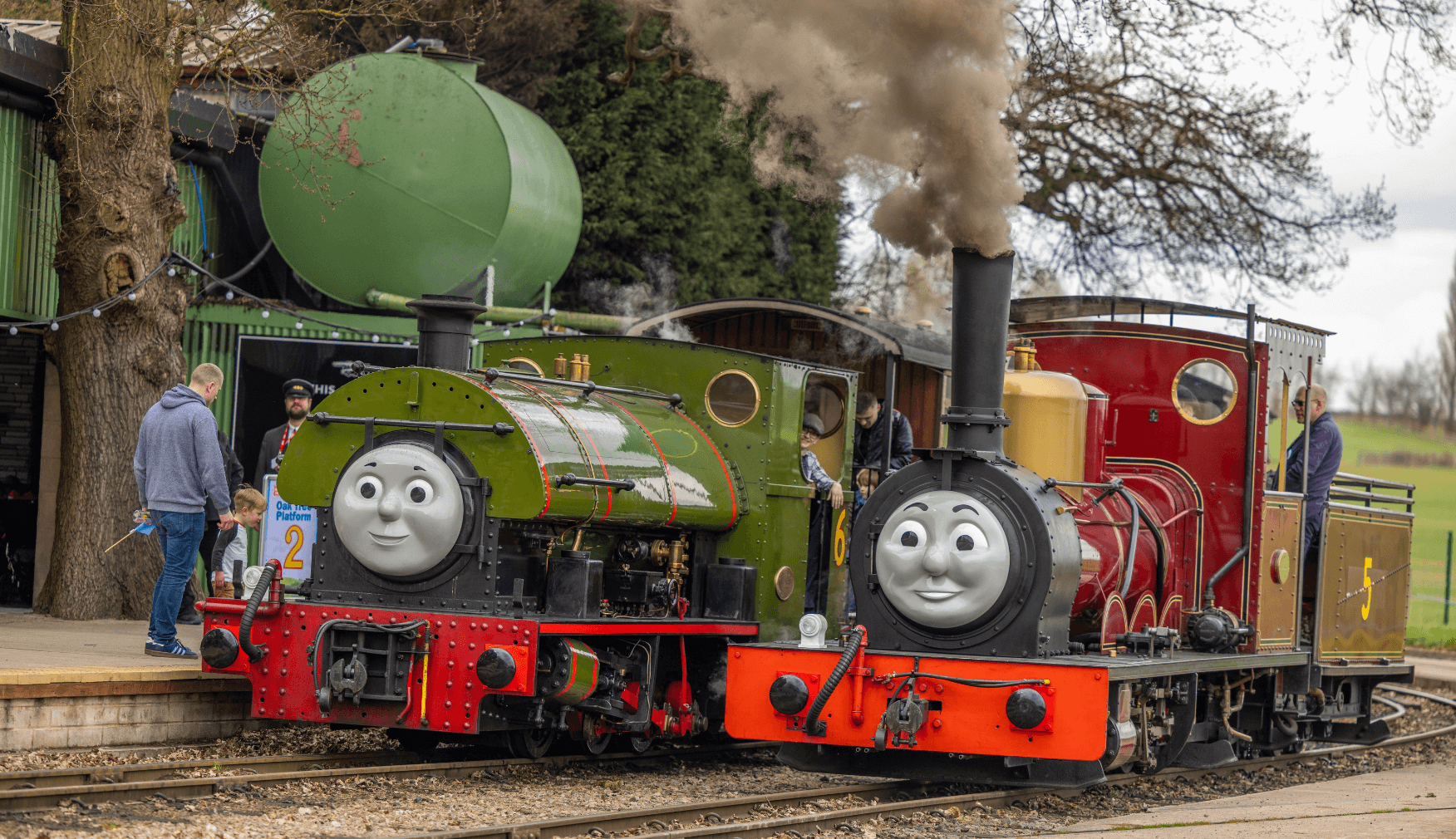 James and Percy at Statfold Day Out With Thomas Event