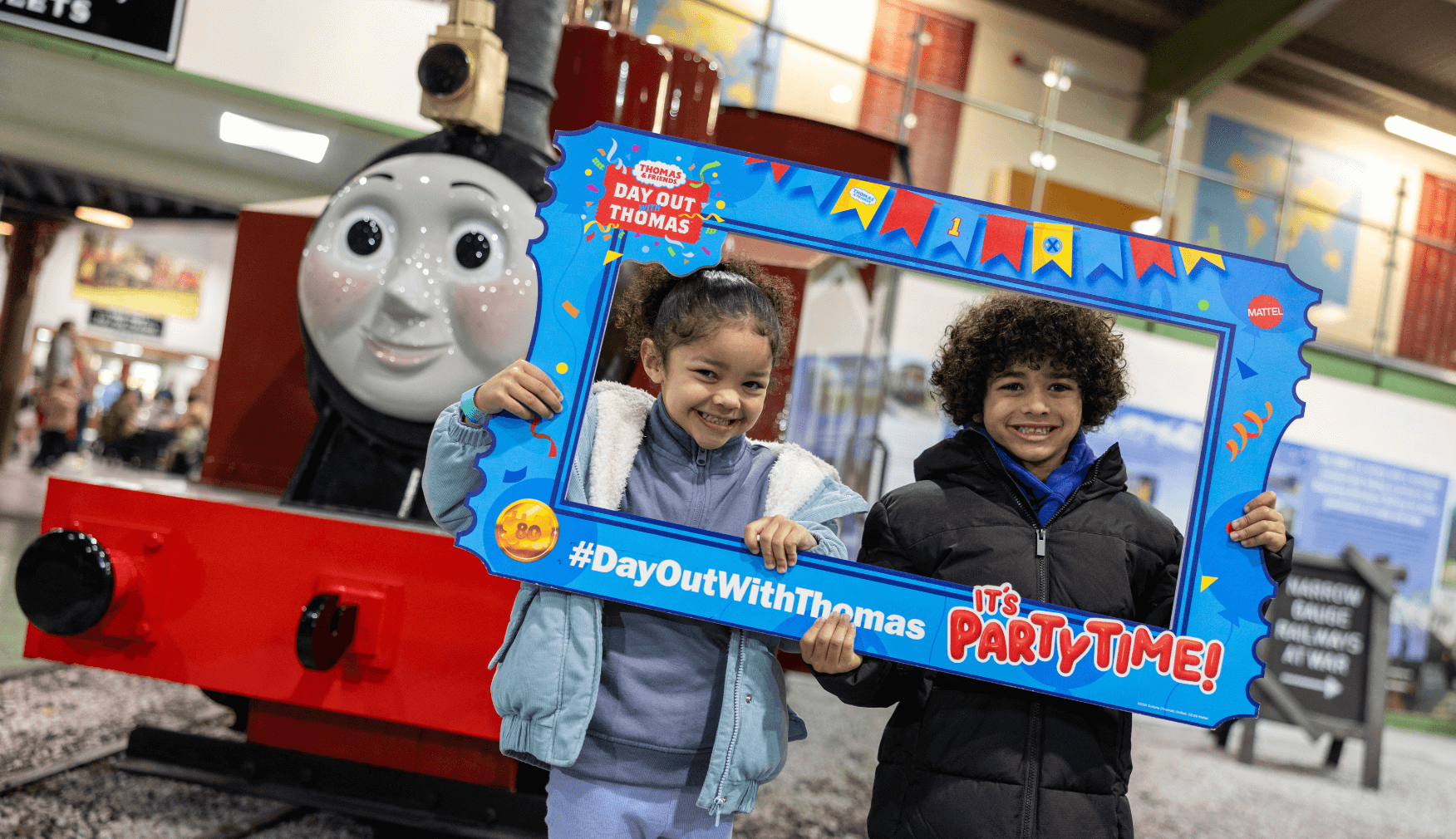Photo with Rosie the Engine