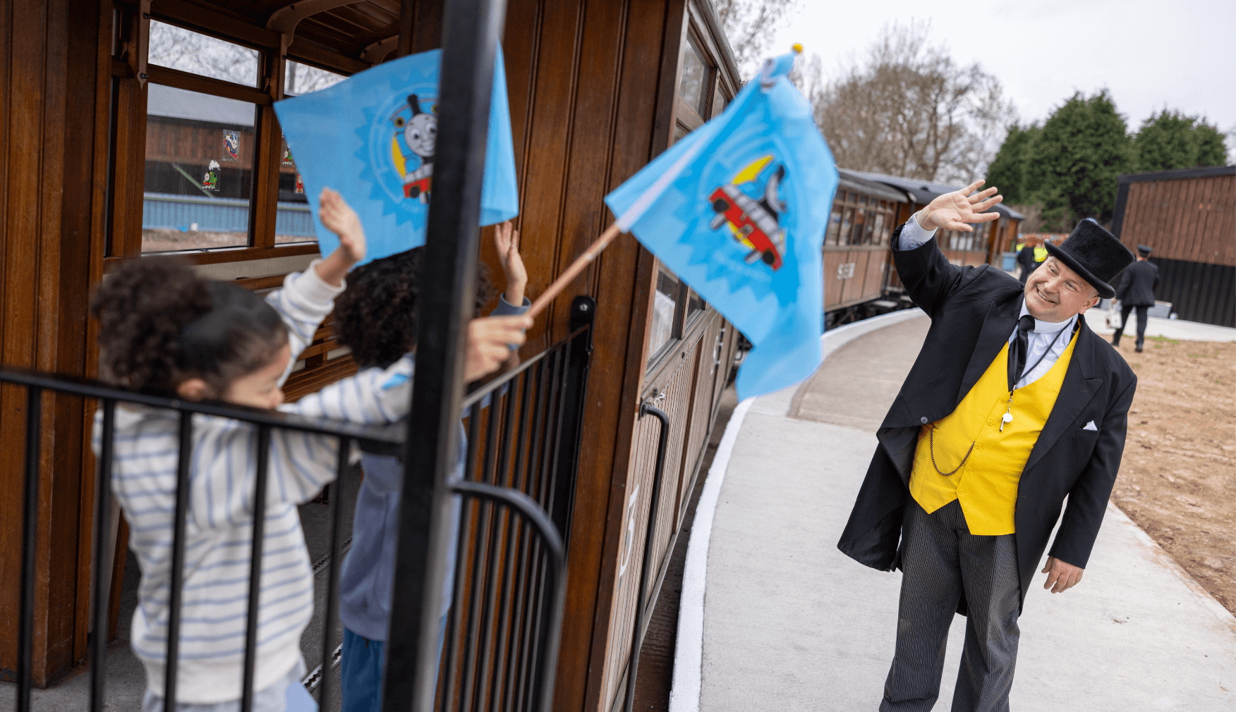 Sir Topham Hatt at the Day Out With Thomas Event Statfold