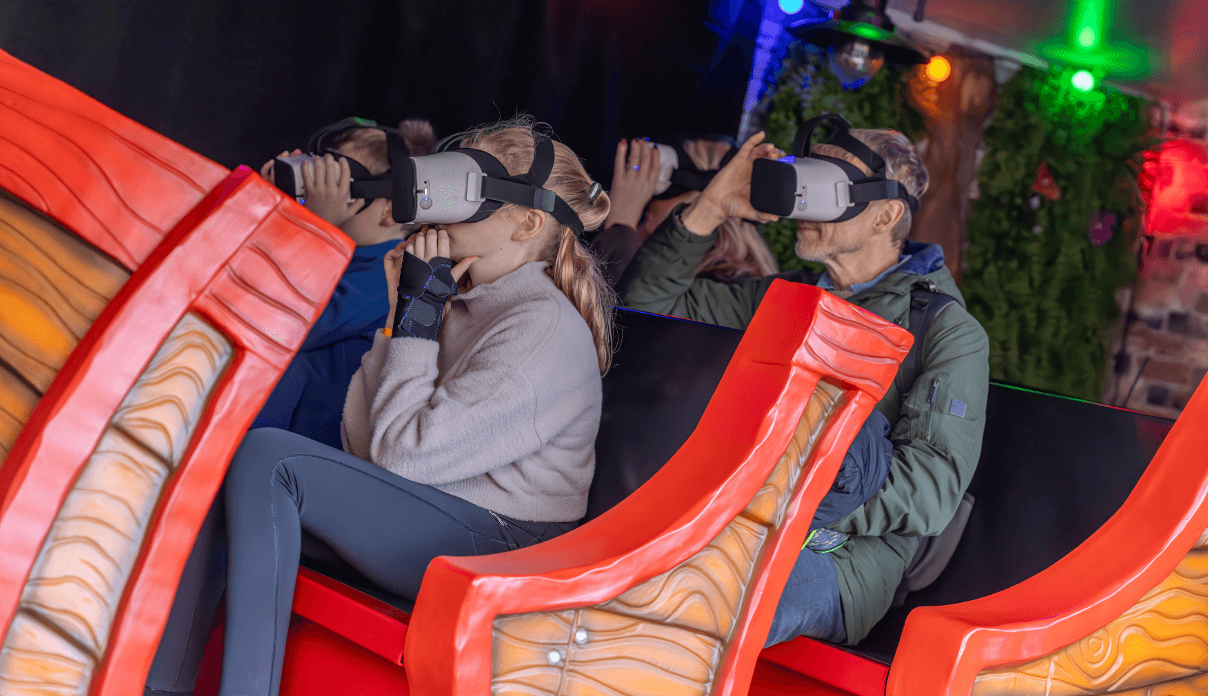 Family on Statfold VR Ride