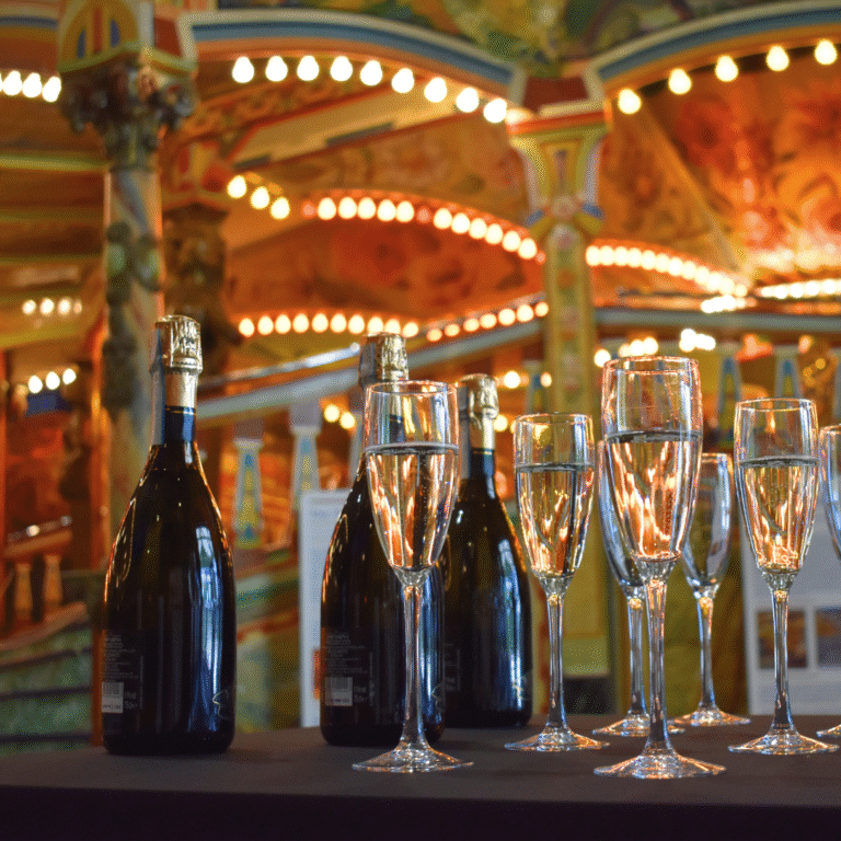 Close up Fizz with Fairground