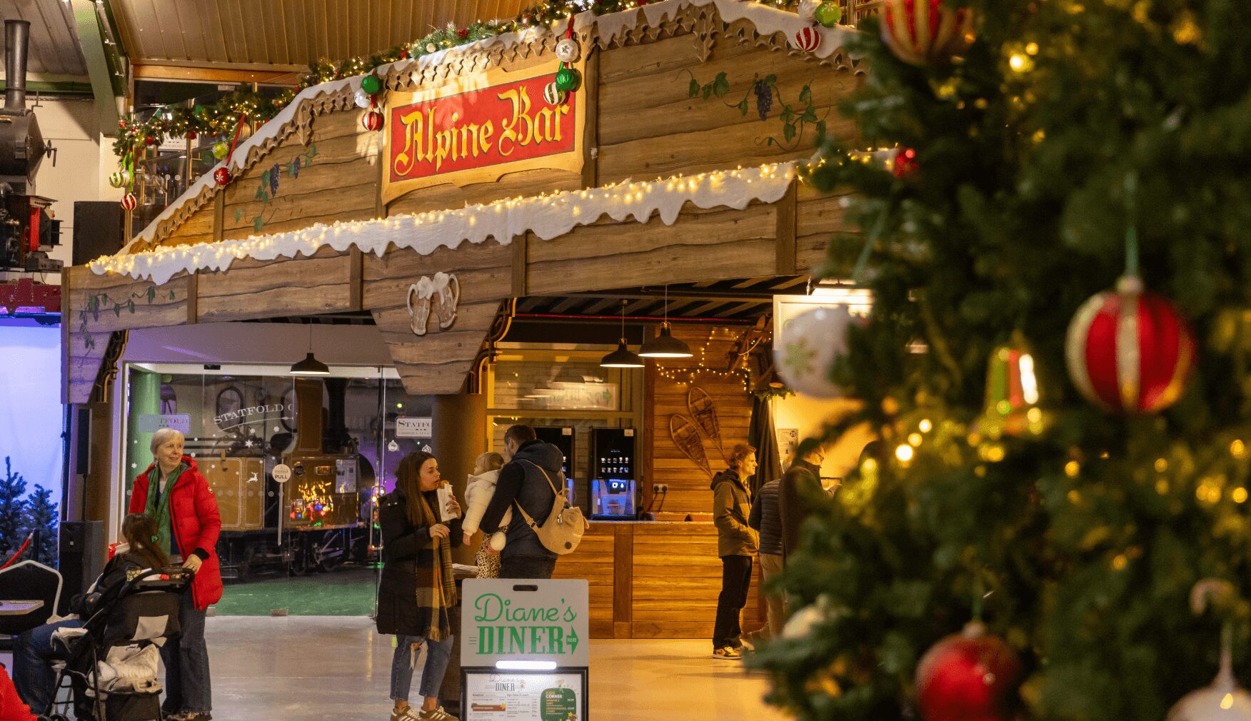 Alpine Bar at Statfolds Magical Santa Express
