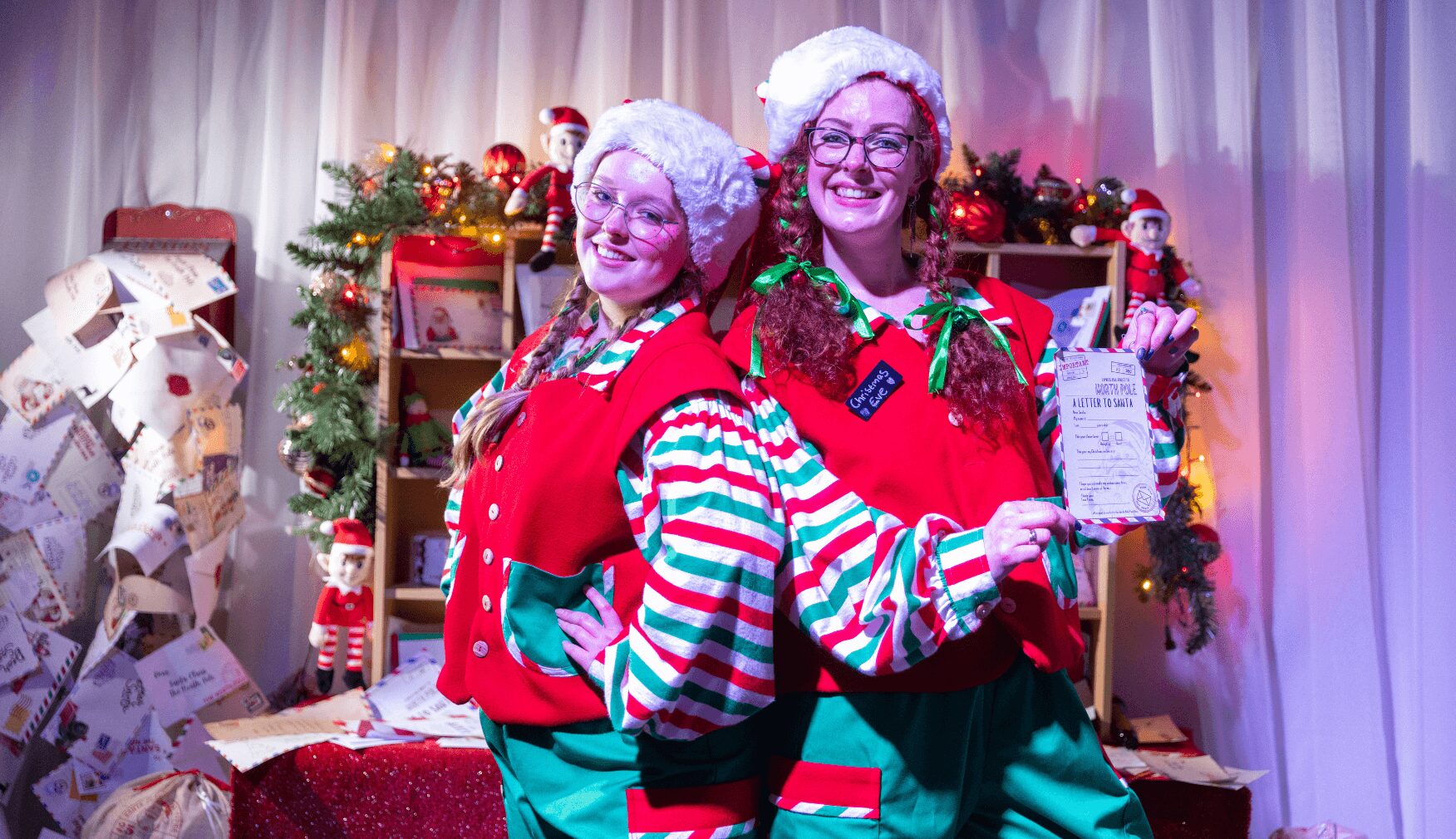 Cheeky Elves at the North Pole Post Office