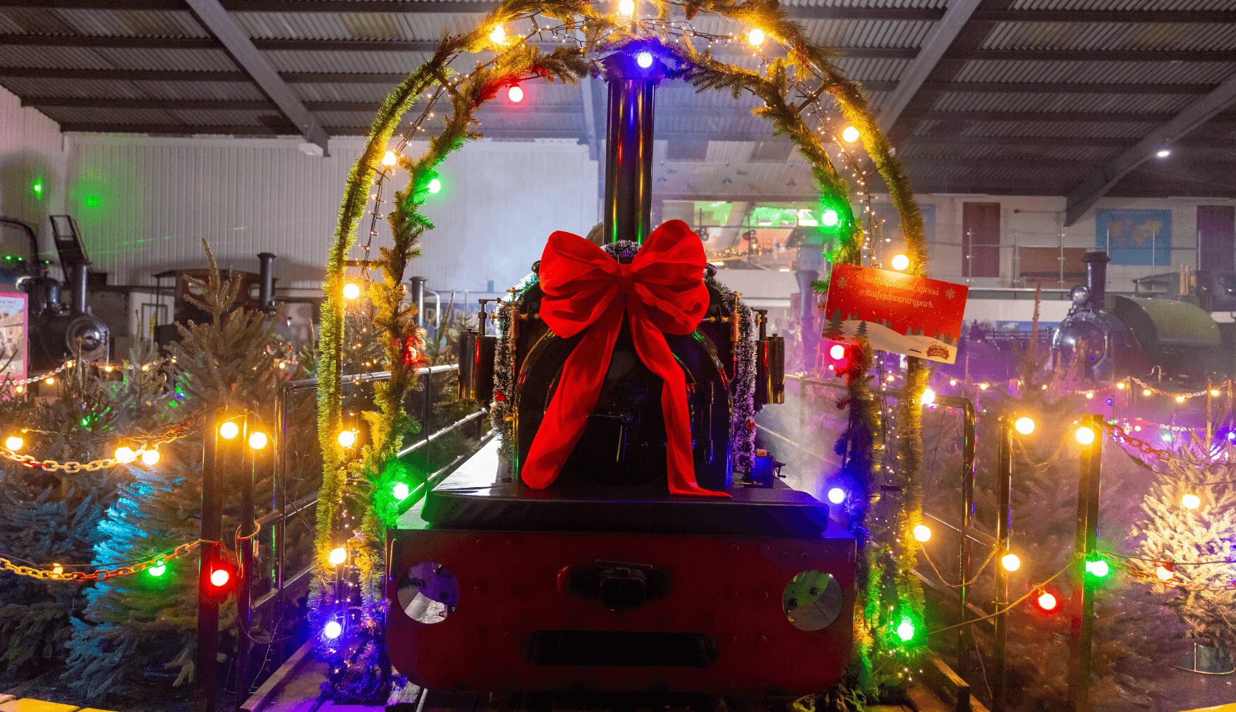 Photo opportunities at Statfolds Magical Santa Express